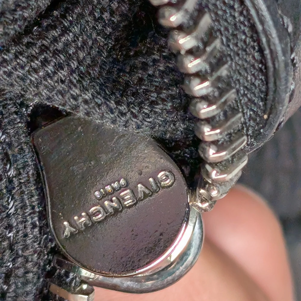 GivenchyBlack Leather Pandora Pure Medium Handbag